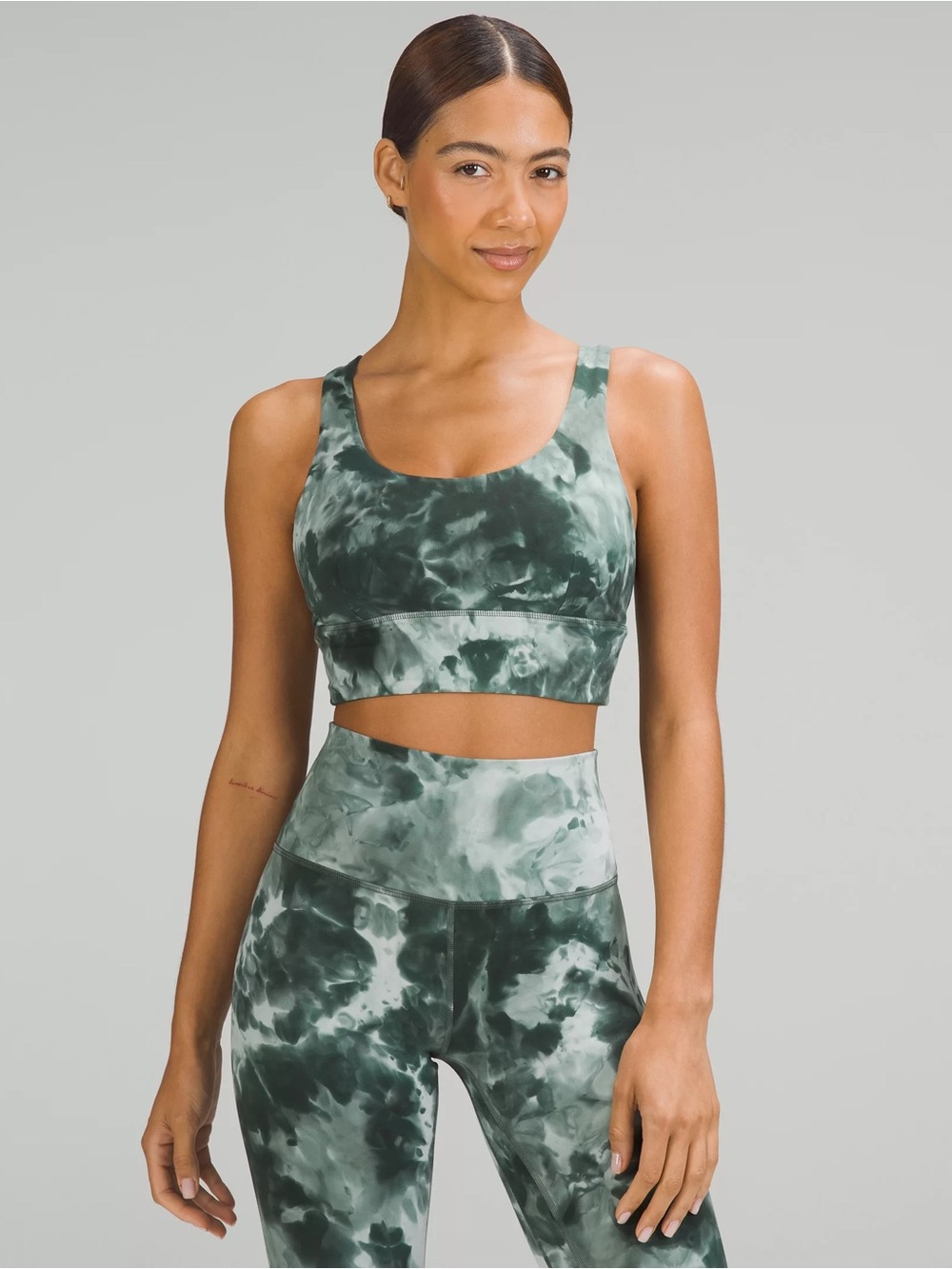 Lululemon Align Bra Light Support C/D Cup in Diamond Dye Starlight Smoked Spruce
